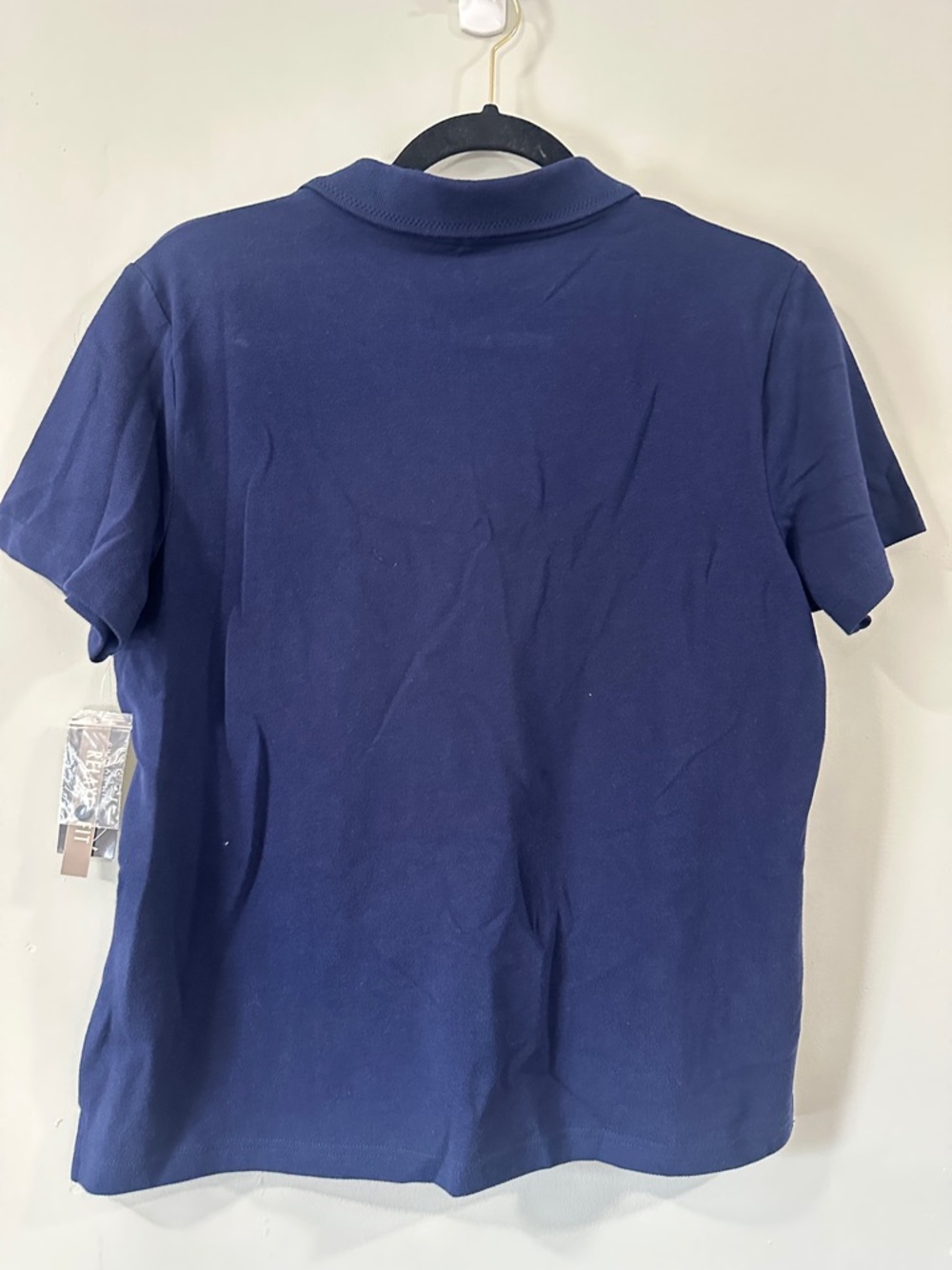 Kim Rogers Navy Short-Sleeve Polo Tee PM - Picture 3 of 4